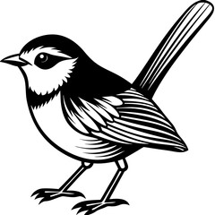 solid-black-outline-fairy-wren-animal-vector