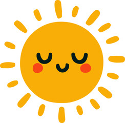 sun cartoon character