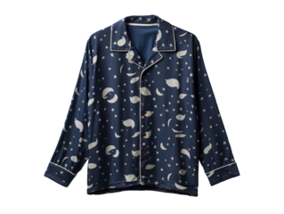 a blue and white pajamas