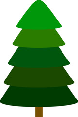 green christmas tree