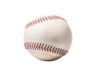 a close up of a baseball