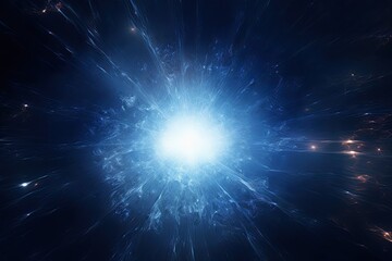 Fototapeta premium Mesmerizing illustration of a celestial explosion