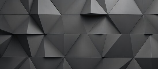 Abstract Geometric Shapes on Gray Background