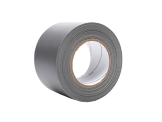 a roll of grey duct tape