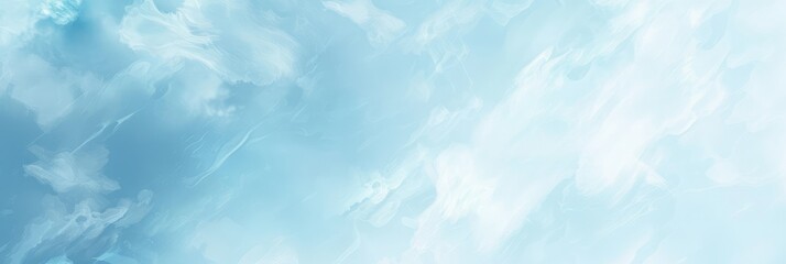 Obraz premium Serene Light Blue Sky with Wispy Clouds