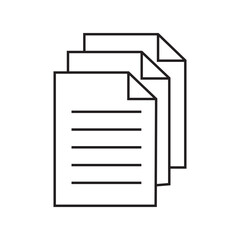 File Icon. Vector stock illustration.