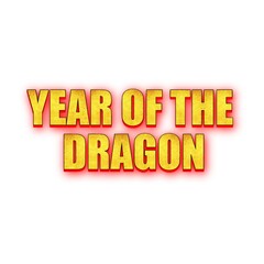 3D Year of the dragon. chinese new year