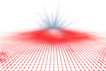 PNG Red technology light effect halftone neon.