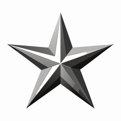 Obraz premium metal-star-3d-stainless-steel (5)