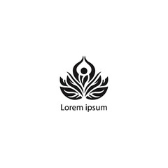 Obraz premium A Yoga Logo Design 
