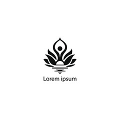 Obraz premium A Yoga Logo Design 