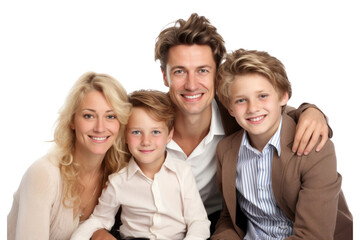 Fototapeta premium PNG Family portrait adult child.