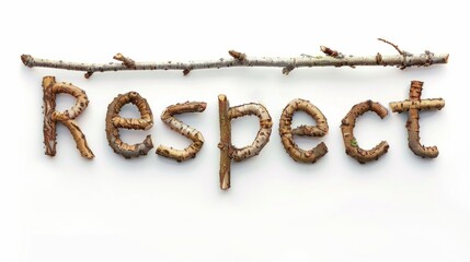 Honor and Appreciation symbol created in Birch Twig Letters.
