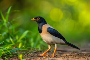 Fototapeta premium Black Devil Bird in Hawaii