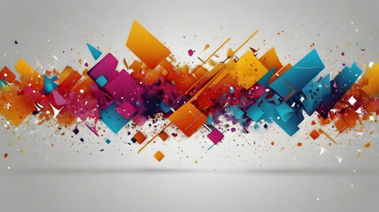 Abstract background with splashes.