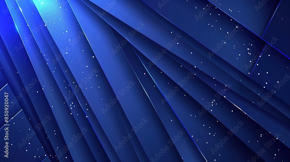 Aufkleber blue background. dark blue abstract background geometry shine and layer element vector for presentat