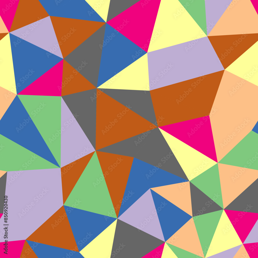 Poster abstract vector background with compact triangles in a seamless, repeatable pattern. features an ear