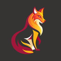 red fox illustration