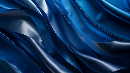 Fototapeta premium Metallic dark blue and sky blue abstract background
