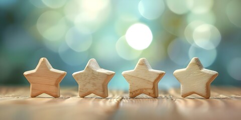 Customer reviews and star ratings improve brand reputation and online feedback. Concept Brand Reputation, Customer Reviews, Star Ratings, Online Feedback