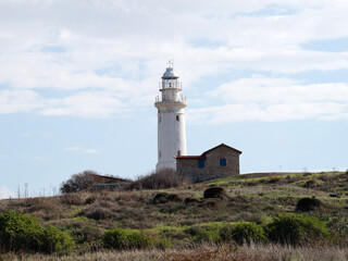 active old lighthouse in Paphos archaeological park