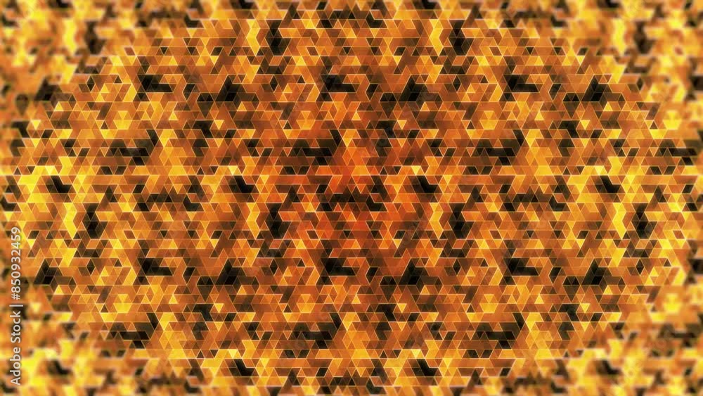 Poster orange abstract modern background 4k footage background, moving object pattern background