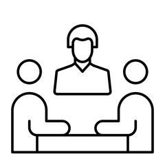 Business Meeting Icon Design