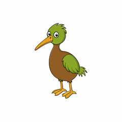 Kiwi bird Vector  Illustration svg file