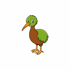 Kiwi bird Vector  Illustration svg file