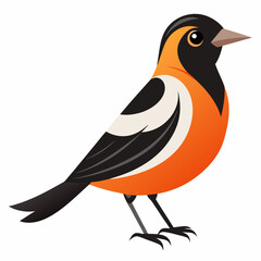 ullocks Oriole bird stay vector kawaii  svg 