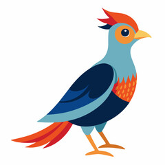 Beautiful Bird vector artwork illustration svg