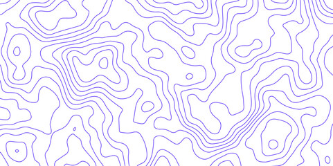 Abstract gray topography contour map backround design. geometric black curve lines texture