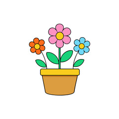flower in a pot