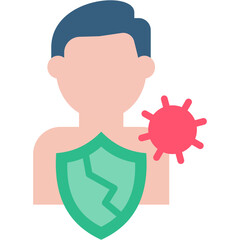 Weak Immune System Icon