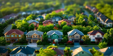 Online real estate auctions for buying and selling properties remotely. Concept Virtual Property Auctions, Online Real Estate Sales, Remote Property Bidding, Digital Home Auctions