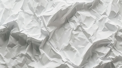 Obraz premium A white piece of paper with a lot of wrinkles and creases