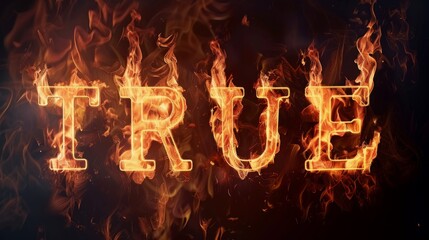 Fire Verification and Reality concept art poster.