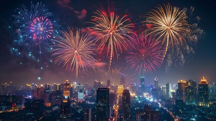 Majestic Fantasy Landscape with Enchanted Forest, Rolling Hills, and a Serene Sunset in the Distance