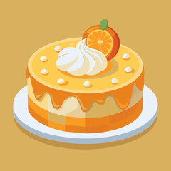 illustration of a cake
