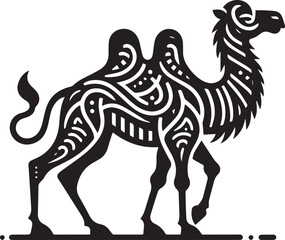 egyptian deity and camel