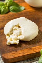 Organic Creamy White Burrata Cheese