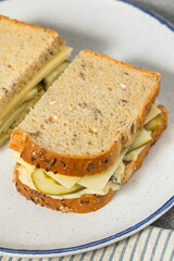 Homemade Creamy PIckle Sandwich