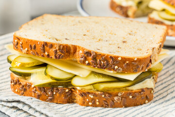 Homemade Creamy PIckle Sandwich