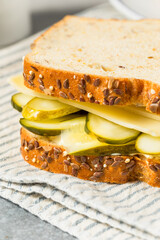 Homemade Creamy PIckle Sandwich