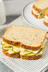Homemade Creamy PIckle Sandwich