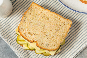 Homemade Creamy PIckle Sandwich