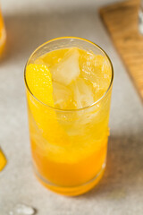 Cold Boozy Lemon Suze Tonic Cocktail