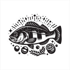 Sea Bass Vector