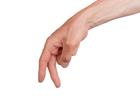 Finger walking gesture, hand journey two way isolated sign. Success symbol, white background action index. Showing human activity, climb staircase, progress guidance. Forward, transparent cutout PNG