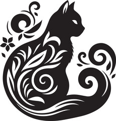 black and white vector